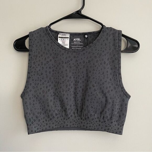 AYBL Evolve Speckle Seamless Cropped Vest Top - Picture 1 of 6
